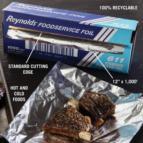 Reynolds Foodservice Foil Standard Aluminum Foil - 12 x 1,000